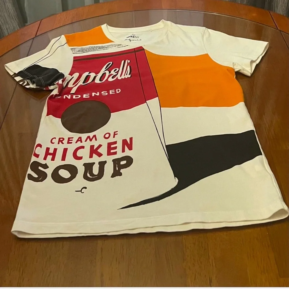 UNIQLO SPRZ Andy Warhol Campbell's Soup T-Shirt Size XS, Excellent Condition - Picture 2 of 7
